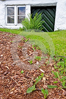 House entrance in Andalsnes - Norway