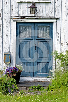 House entrance in Andalsnes - Norway