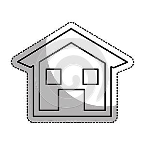 house esterior isolated icon photo