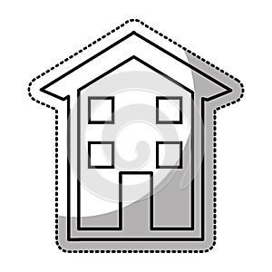 house esterior isolated icon photo