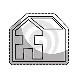 house esterior isolated icon photo