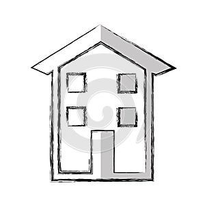 house esterior isolated icon photo