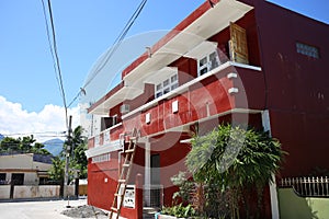 House exterior in a tropical location