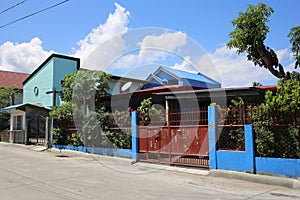 House exterior in a tropical location