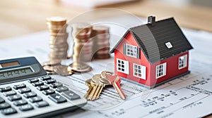 The house and financial items.AI generated image