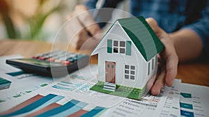 The House and Financial Papers.AI generated image