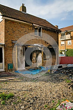House fire burnt