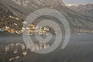 House by the fjord. Odda, Norway