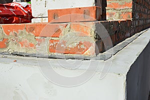 House foundation insulation, plastering, damp proofing, waterproofing photo