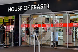 House of Fraser, London, UK.