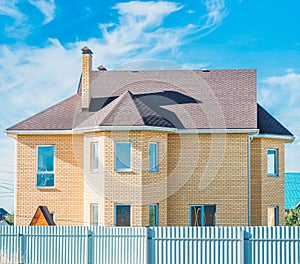 House with a gable roof window