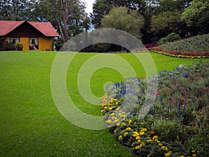 House in garden