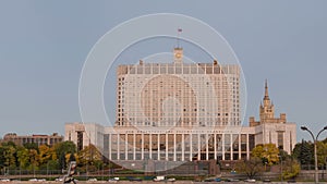 House of Government in Moscow, Russia Timelapse