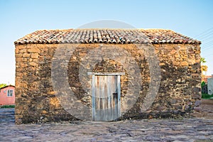 House of Gunpowder, rustic adobe house built in the XIX century in Oeiras - Brazil