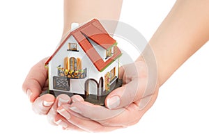 House in hands