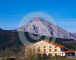 House on the hill and the mountain