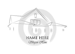 House home building logo