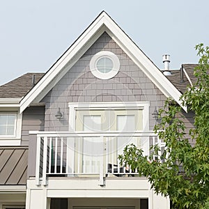 House Home Exterior Front Elevation Roof Gable Details photo