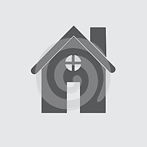 House home icon vector illustrations webicon button