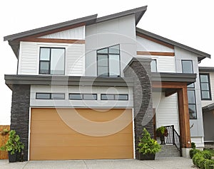 House Home Modern Roof Design Exterior Front Side Elevation Roof Details photo