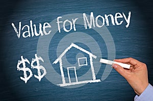 House or home with text - Value for Money photo