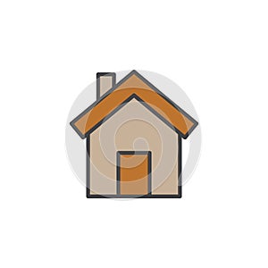 House icon in colored version