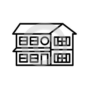 House icon or logo isolated sign symbol vector illustration