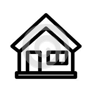 House icon or logo isolated sign symbol vector illustration