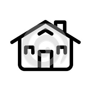 House icon or logo isolated sign symbol vector illustration