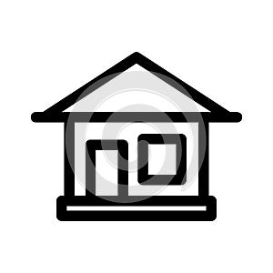 House icon or logo isolated sign symbol vector illustration