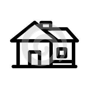 House icon or logo isolated sign symbol vector illustration