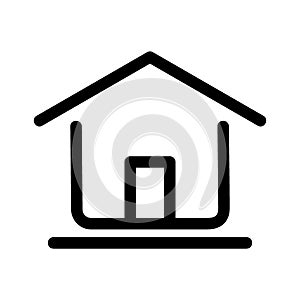 House icon or logo isolated sign symbol vector illustration