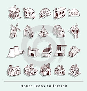 House icon. vector illustration. photo