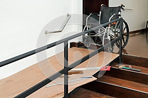 House Improvement , Installation wheelchair ramp for the aging and elderly photo