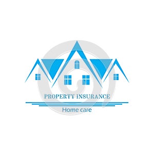 House Insurance Colourful Vector Illustration flat style