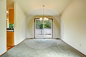 House interior. Empty living room