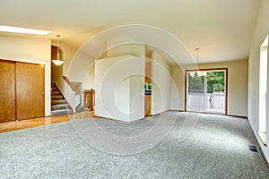 House interior. Empty living room