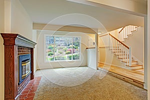 House interior. Empty living room