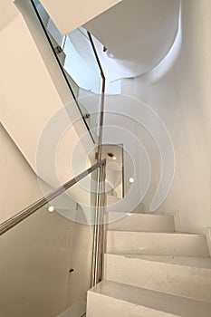 House interior with modern stairs