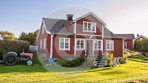 House at island Harstena in Sweden