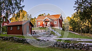 House at the island Harstena in Sweden