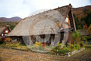 House in istoric village Shirakawa-go photo