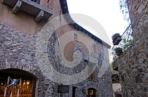 House with Italian architecture tuscan photo