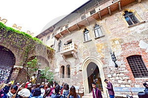 The House of Juliet in Verona City