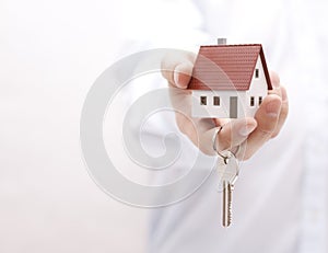 House key in hand