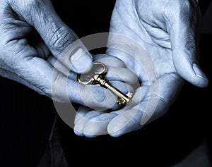 House Key Hands Success