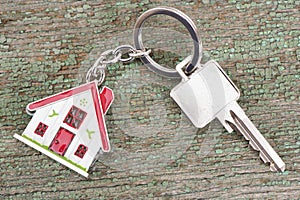 House key on keyring