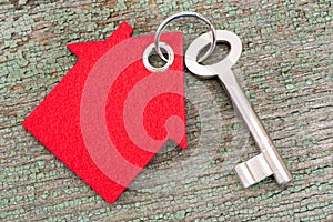 House key on keyring