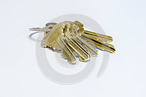 House keys on keyring photo