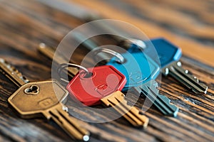 House keys symbolizing home ownership